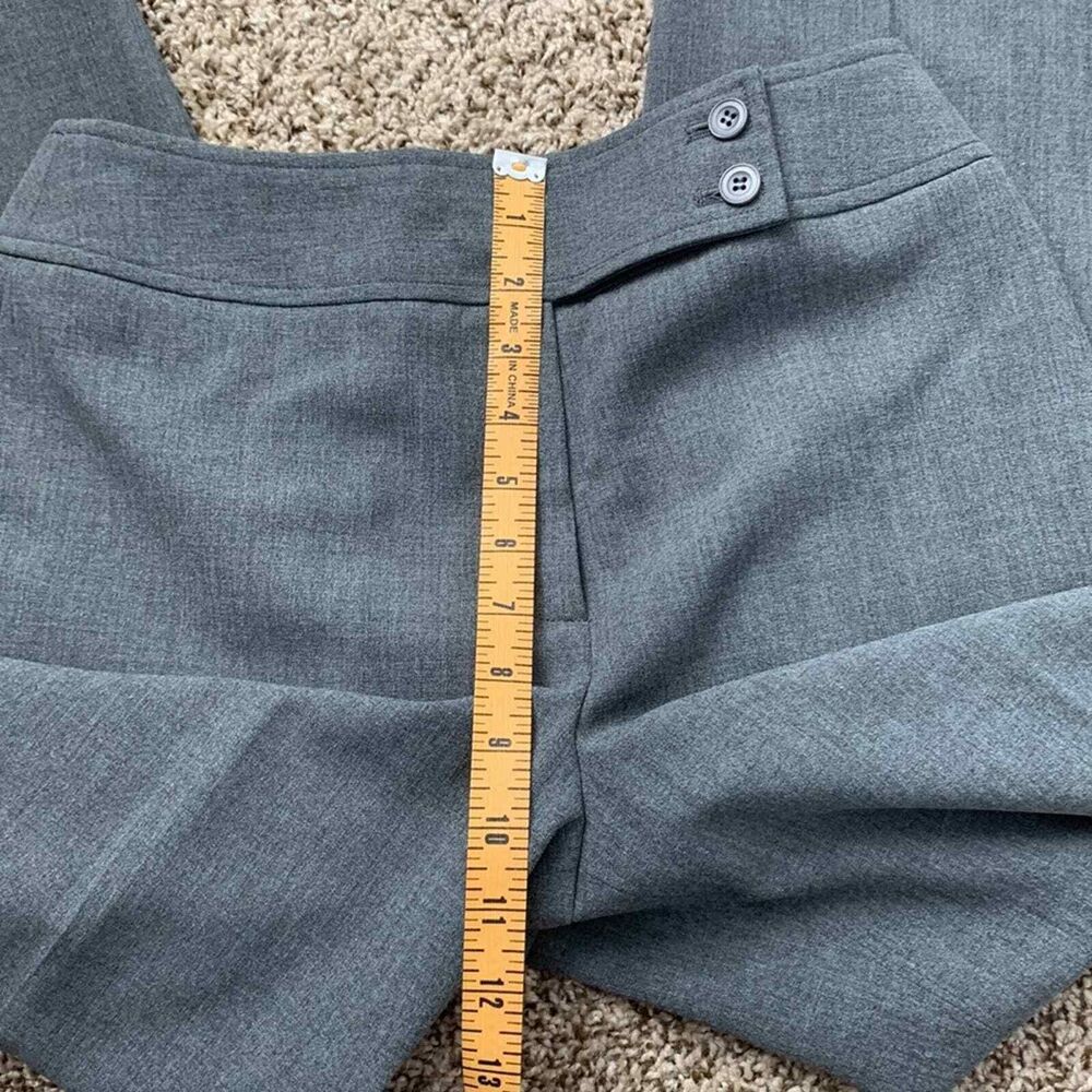 Talbots Gray Flat Front Dress Pants Womens Size 4 - Picture 6 of 7